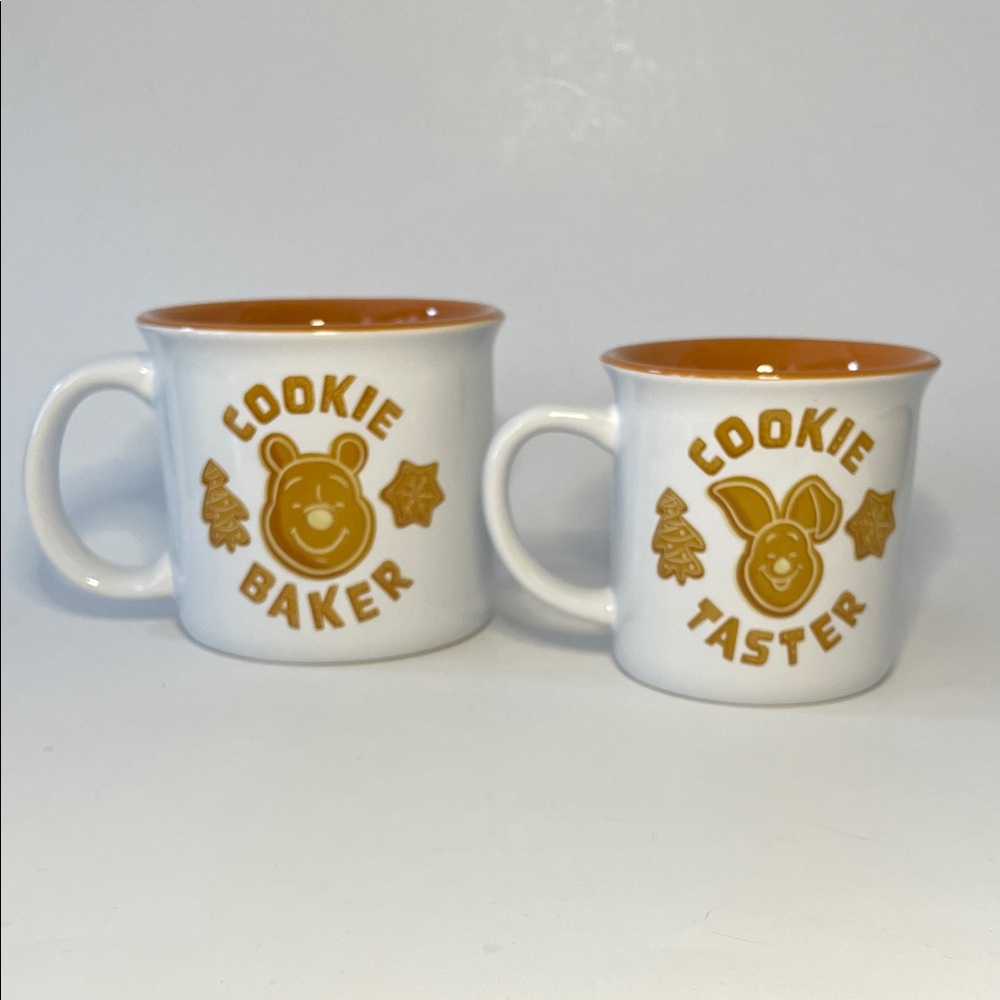 DISNEY Parent & Child Mug Set Winnie the Pooh Piglet Quirky Family Kitchen